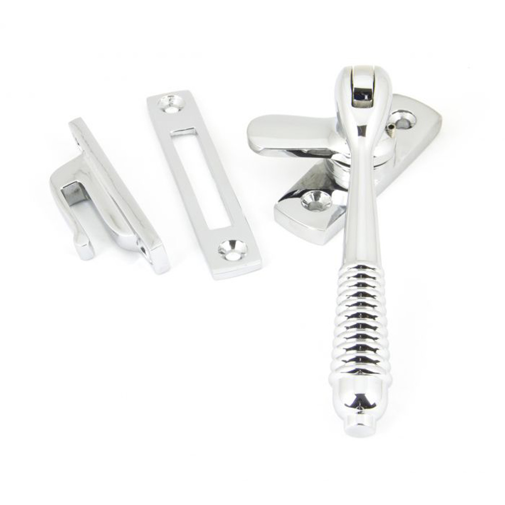 From the Anvil Locking Reeded Fastener - Polished Chrome